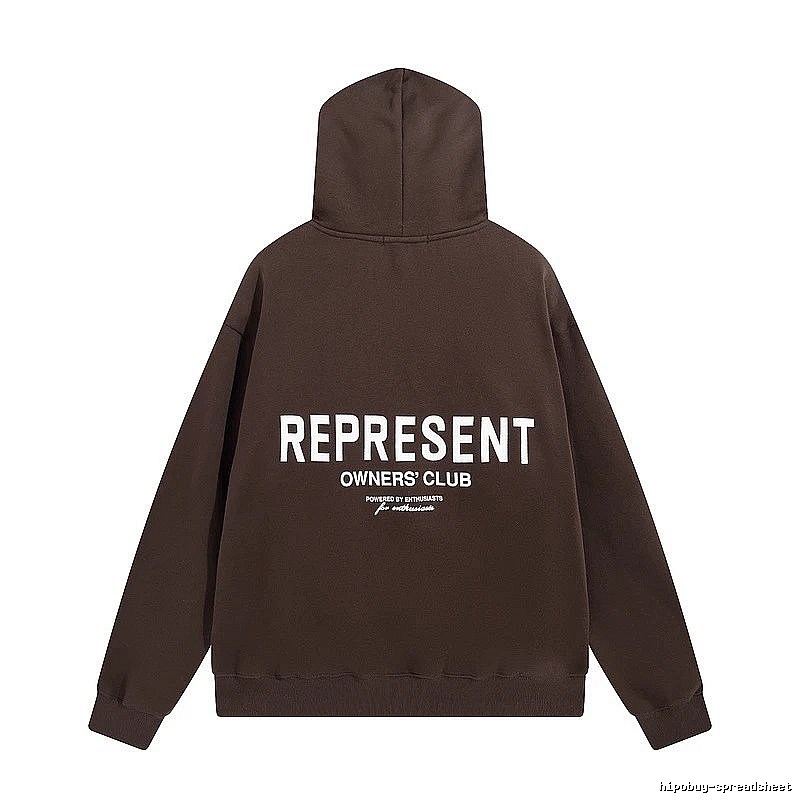 Represent Lightweight Owners Club hoodie Navy Large Represent for Trend Styling