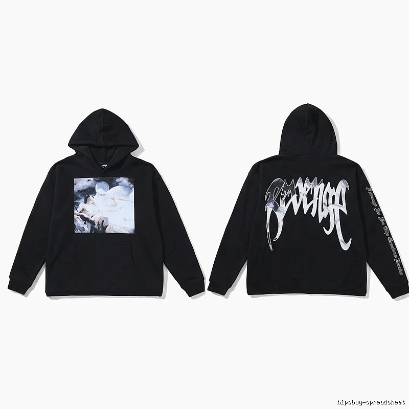 Revenge dark style black hoodie