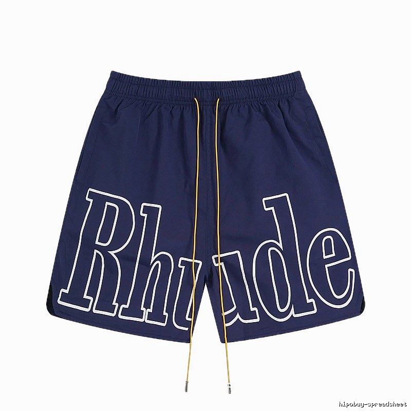 RHUDE Alphabet Wind Dark Blue Shorts