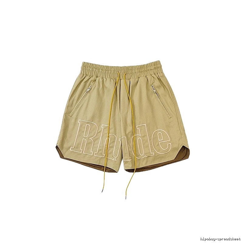 RHUDE casual khaki shorts