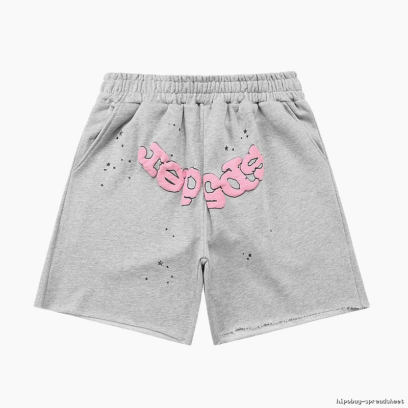 Shorts with Sp5der letter print style