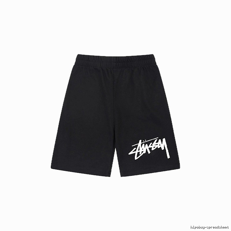 Stussy basic black shorts