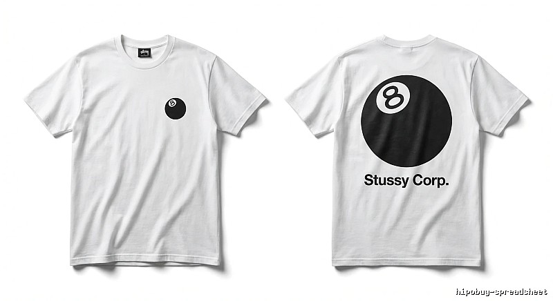 Stussy Billiards Series White T-shirt