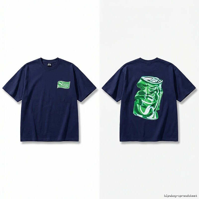 Stussy Cola Print Short-Sleeve T-Shirt