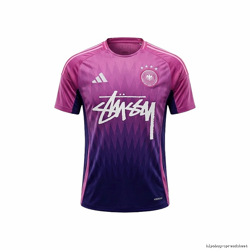 Stussy Gradient Style Pink-Purple T-shirt