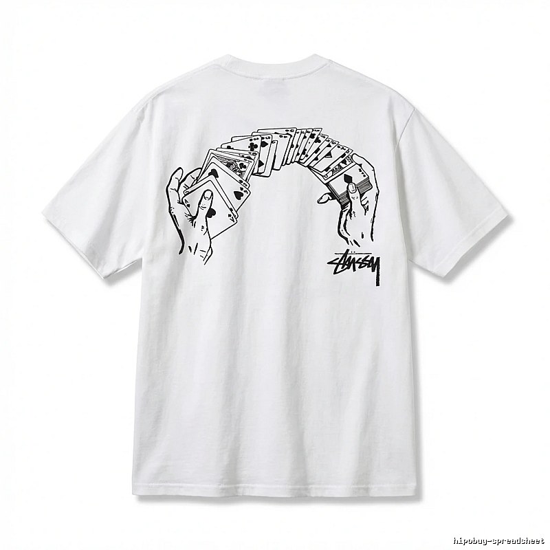 Stussy Poker Print Style T-shirt