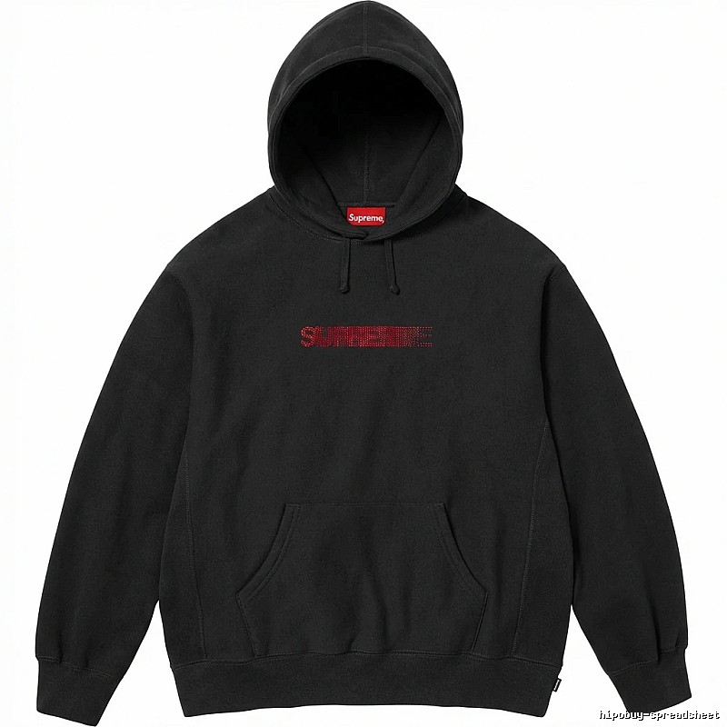 Supreme basic simple black sweatshirt