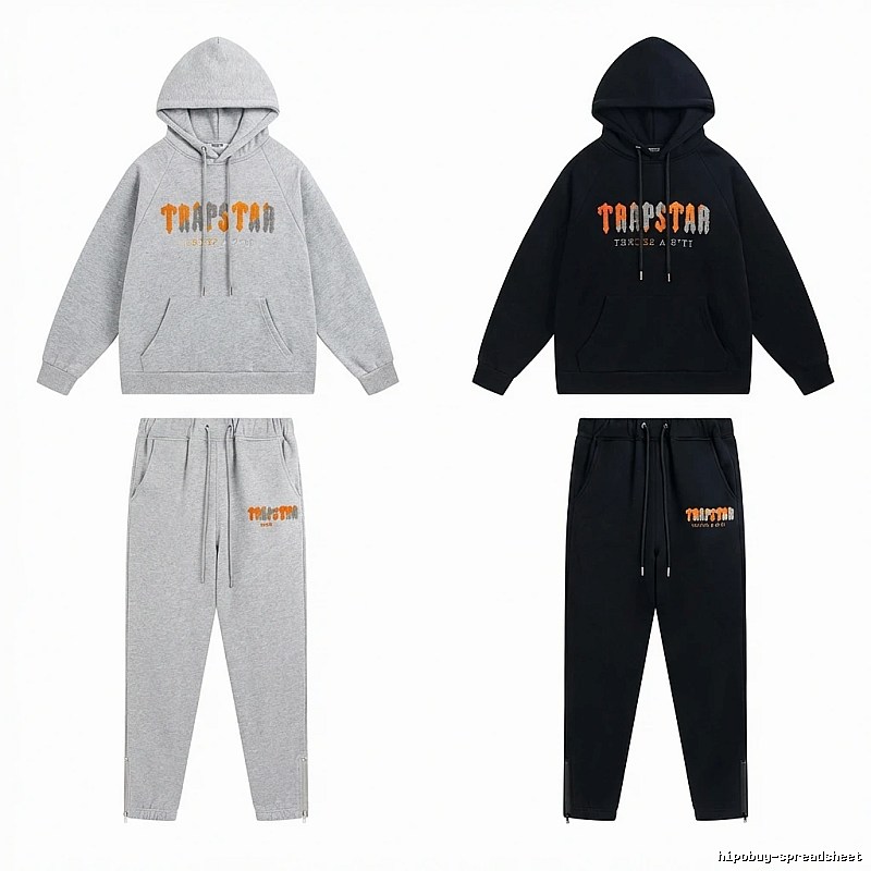 Trapstar Printed Streetwear Set (Grey/Black)