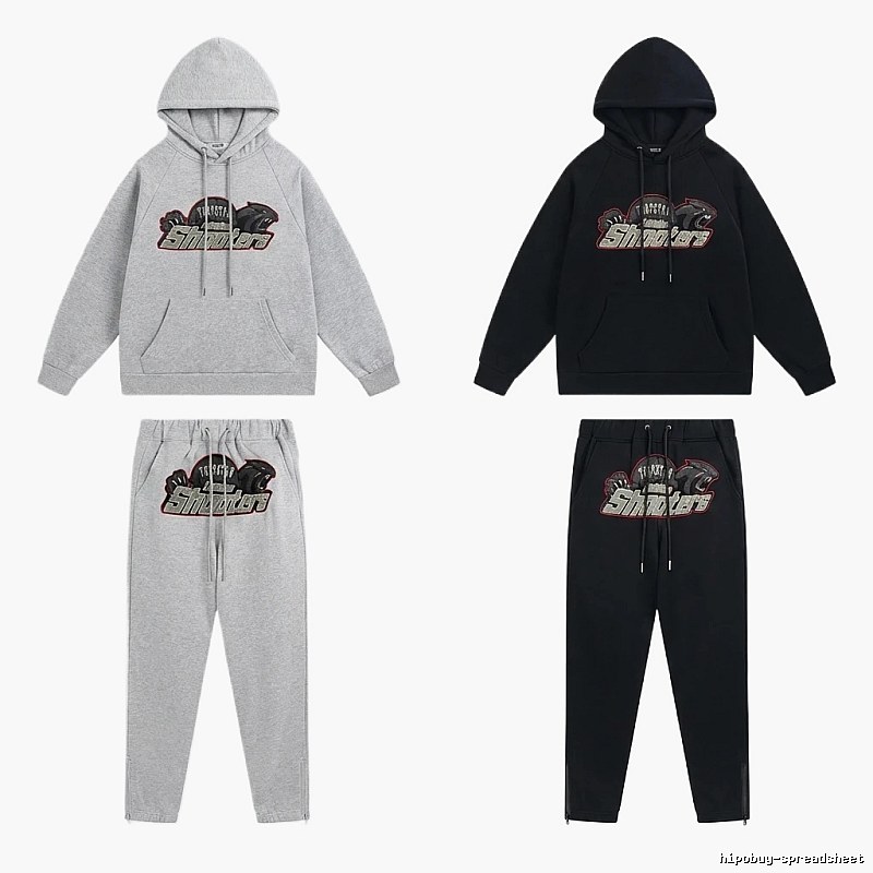 Trapstar sporty grey/black suit set