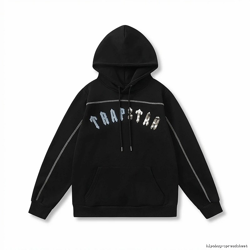 Trapstar trendy black hoodie