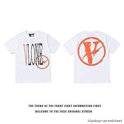 Vlone Logo Detail Logo T-shirt Black Purple Vlone with Functional Detail