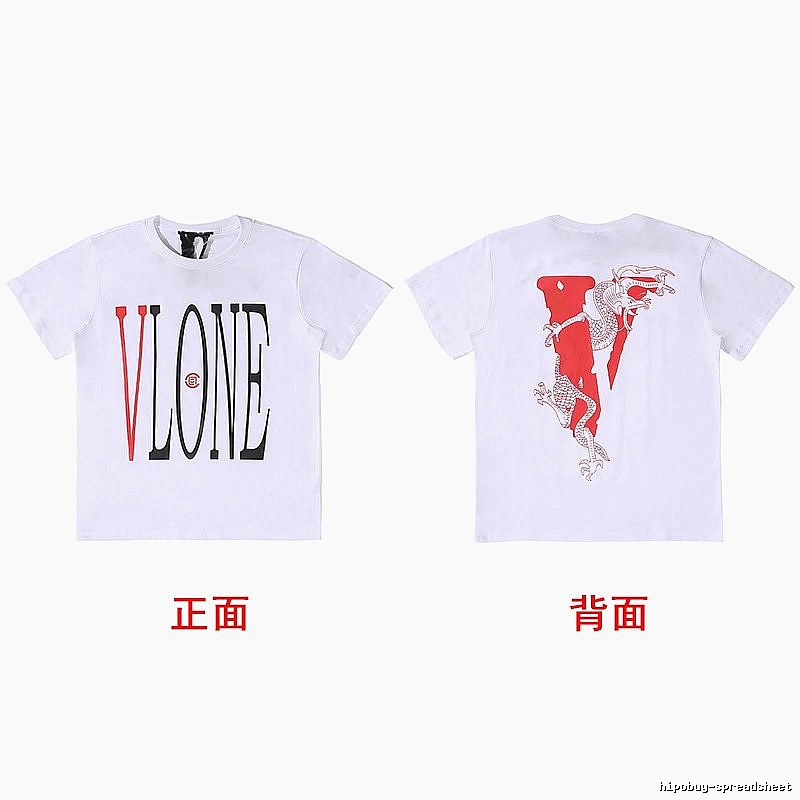 Vlone Streetwear Logo T-shirt Black Purple Vlone with Logo Accent